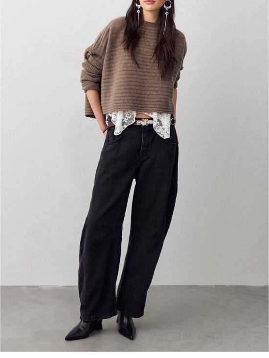 We The Free Pants - We the Free people barrel jeans in washed black